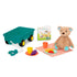 B. Toys Teddy Bear, Board Book & Picnic Set - Happyhues Cara-Mellow Bear Playset