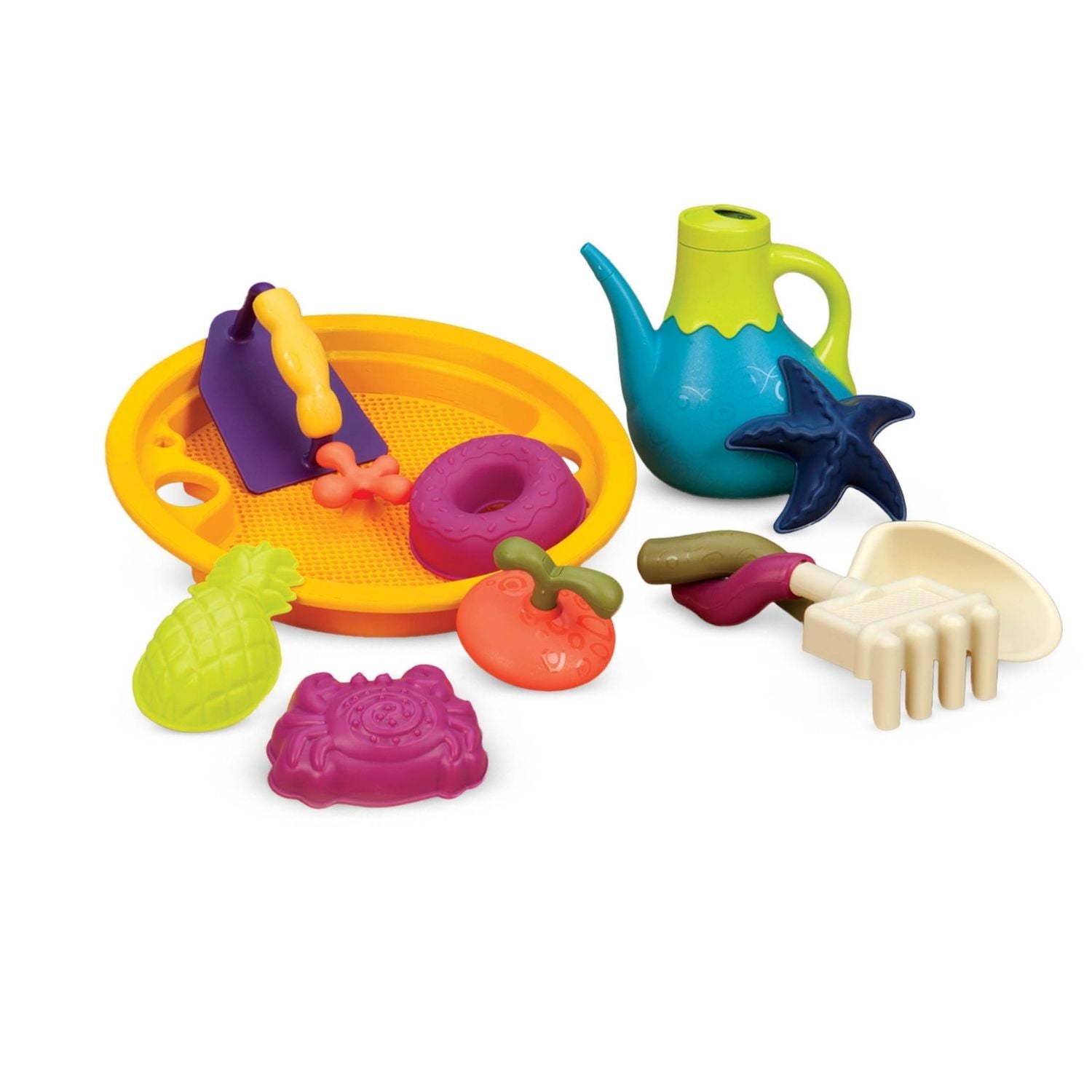 B. toys Shore Thing B. Large Bucket Set (Papaya)