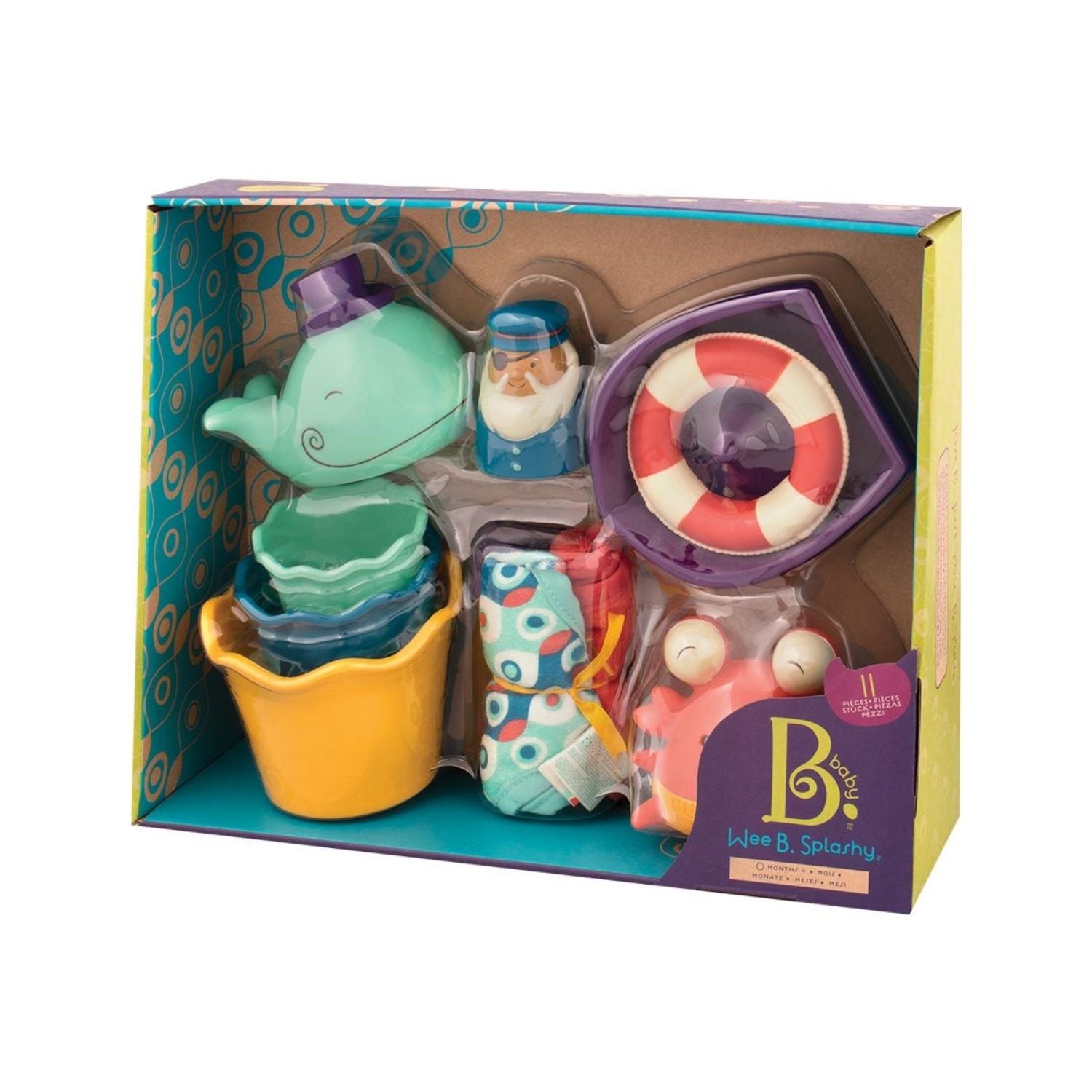 B. toys Wee B. Splashy Tub Time Set