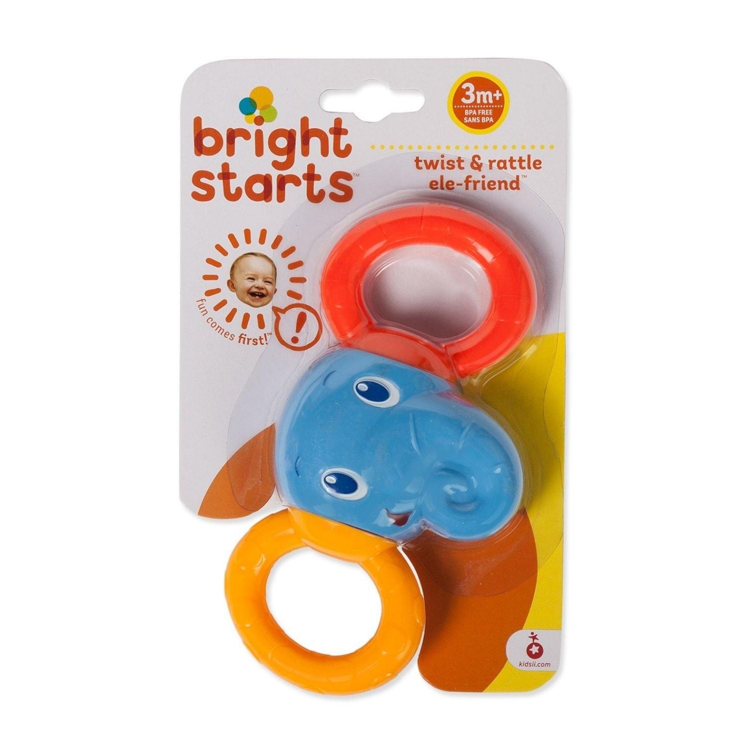 Bright Starts Twist & Rattle Ele-Friend