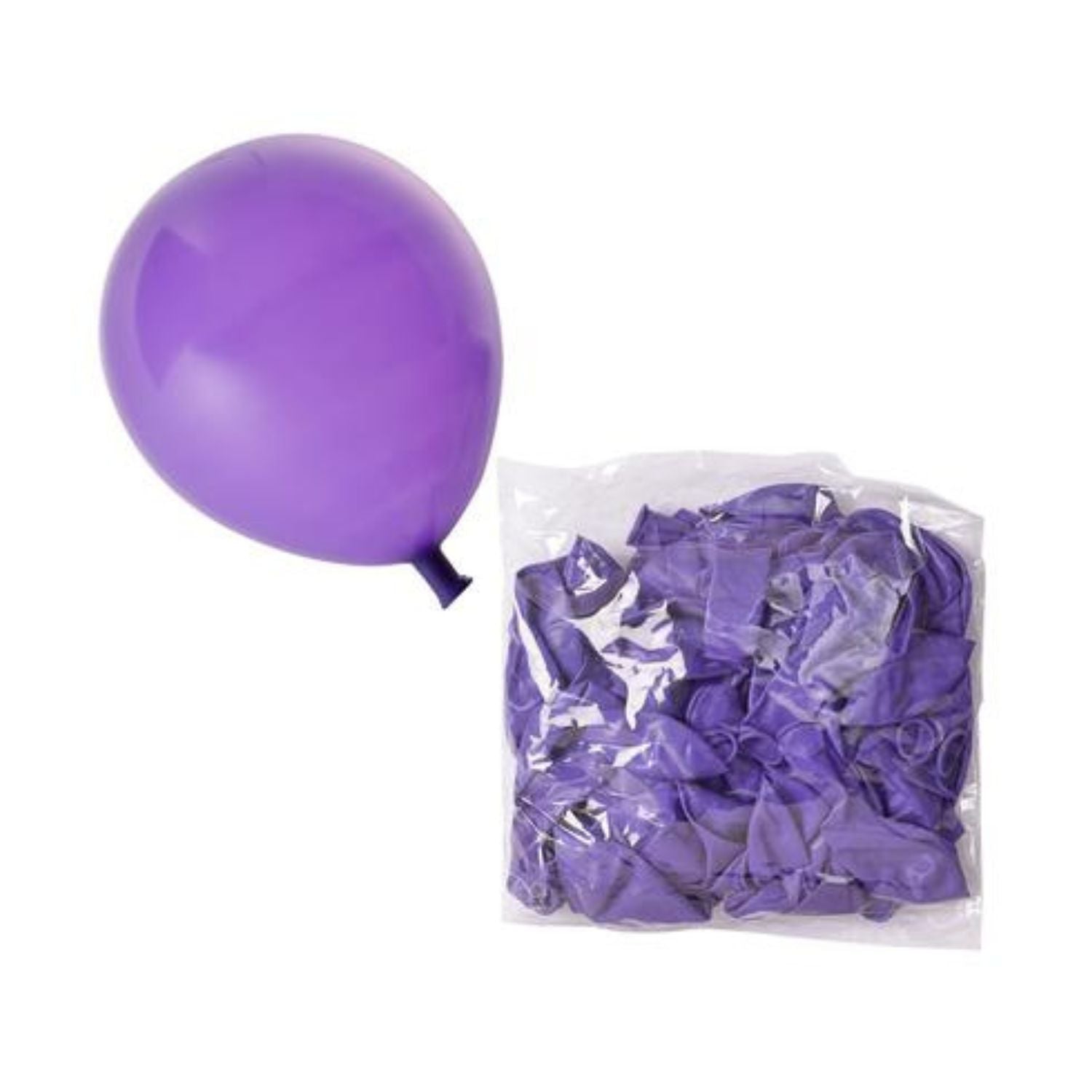 Balloons Helium Pack of 12 - Purple