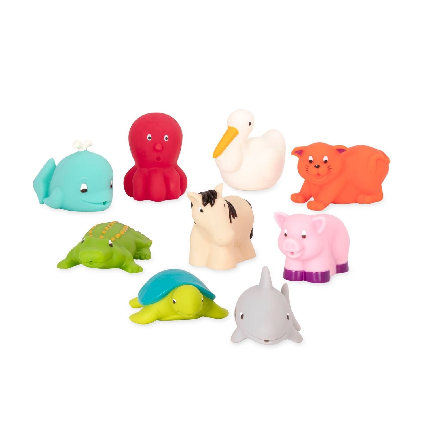 Battat Bath Buddies - 9 Piece