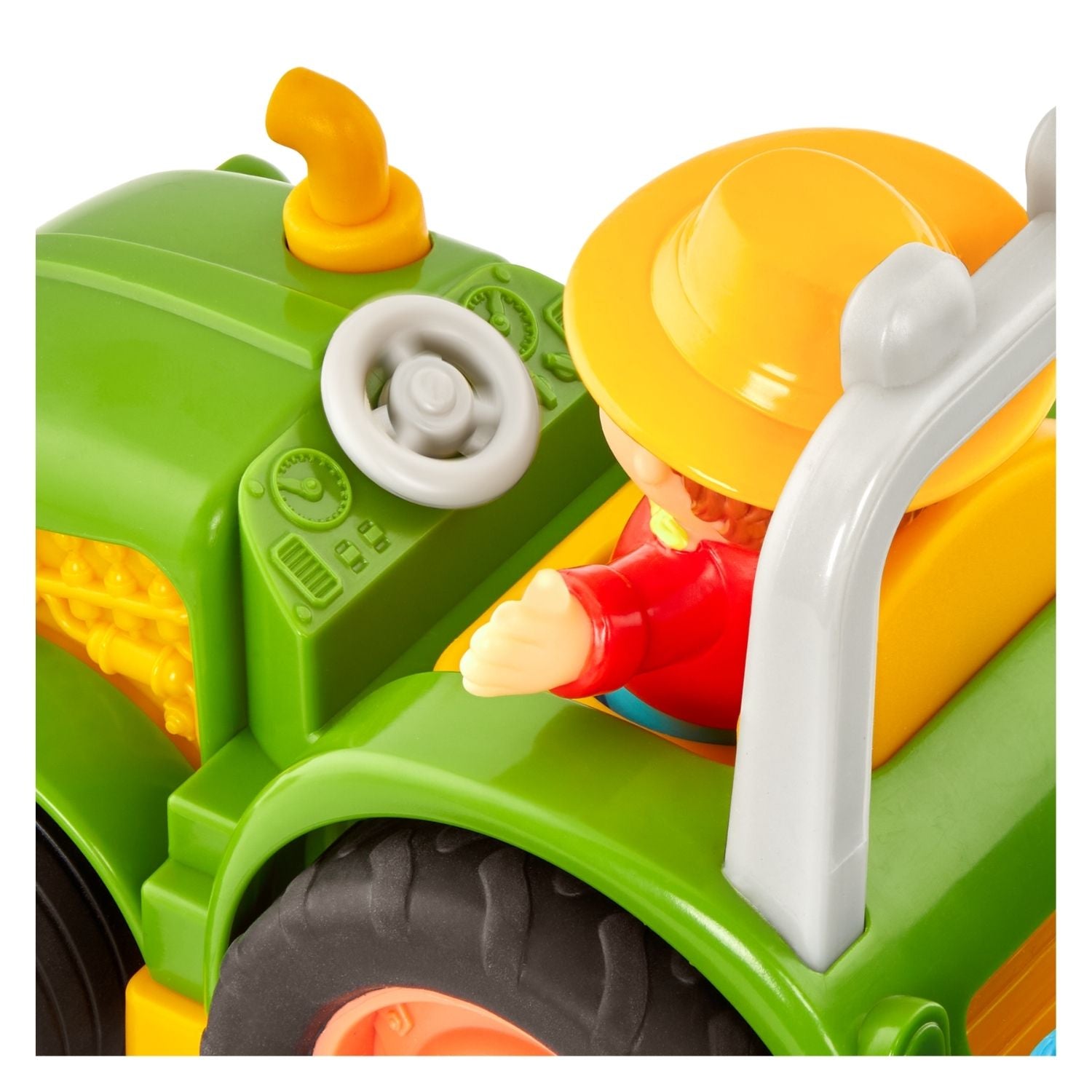 Battat Farming Fun Tractor - Lights & Sounds Tractor With Animals