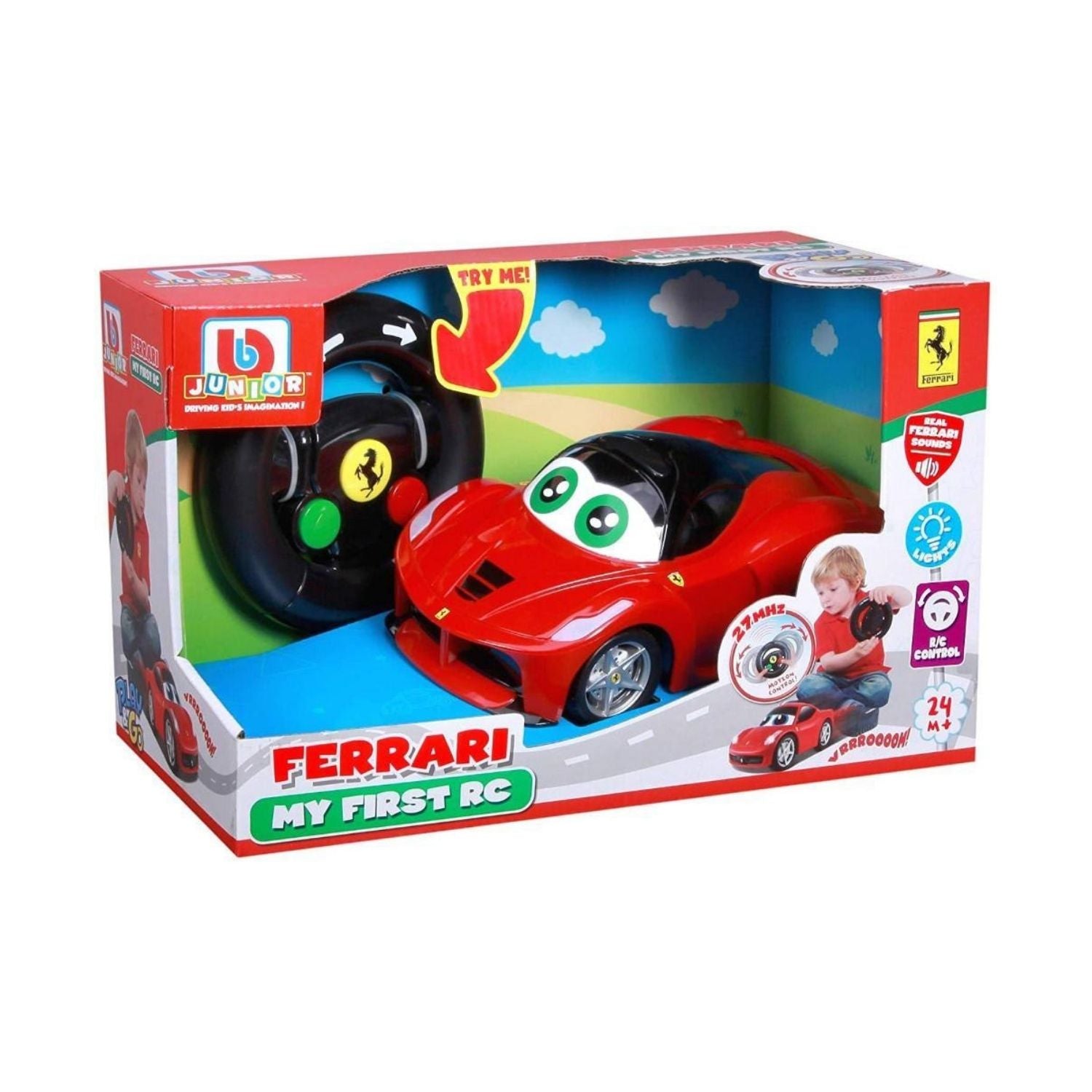 Bburago Junior My First Remote Control - Ferrari 