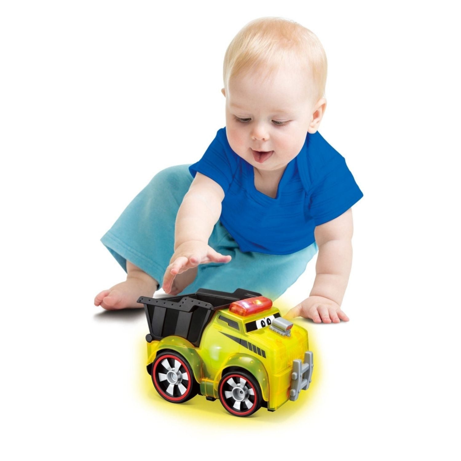 Bburago Junior Push & Glow - Dump Truck