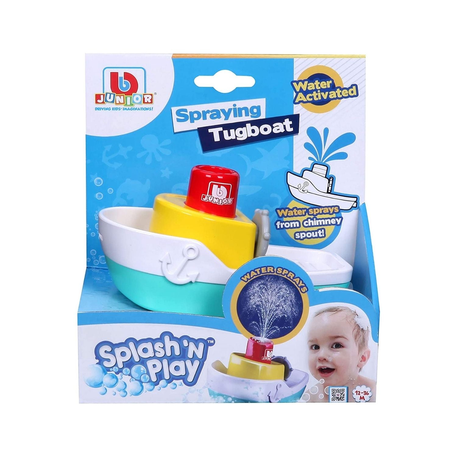 Bburago Junior Splash 'N Play Spraying Tugboat