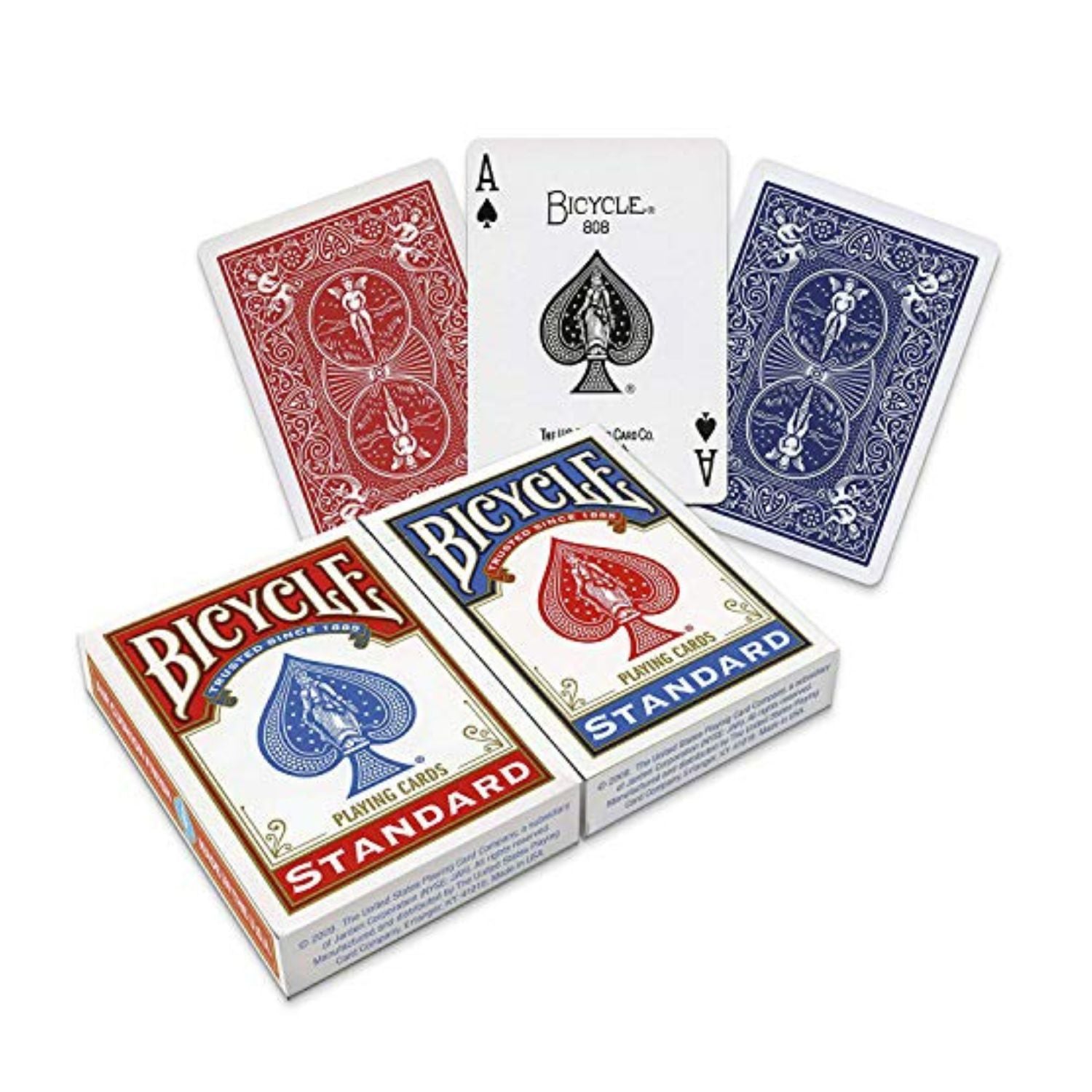 Bicycle League Back Playing Cards - Blue