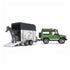 Bruder Land Rover Defender Station Wagon with Trailer & Horse