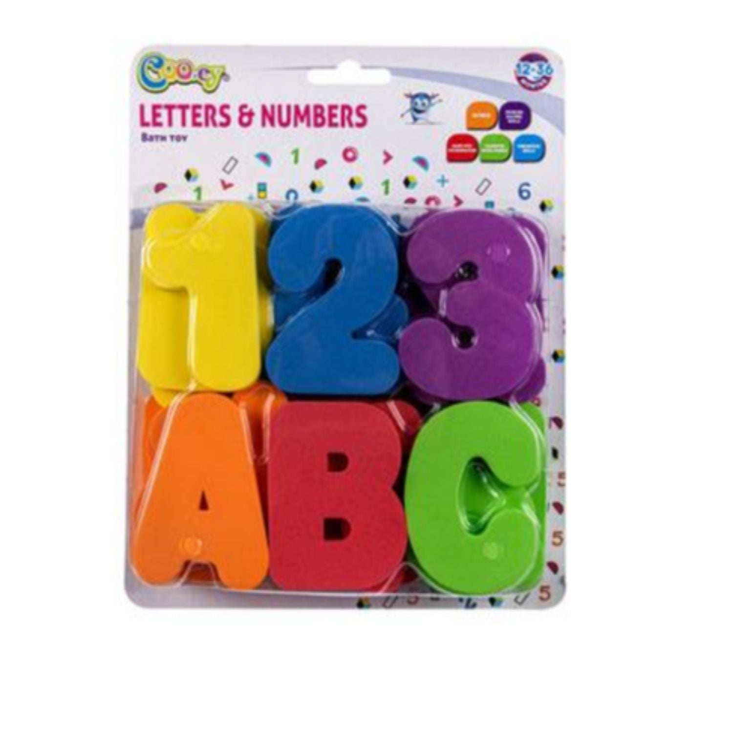 Cooey Bath Letters and Numbers