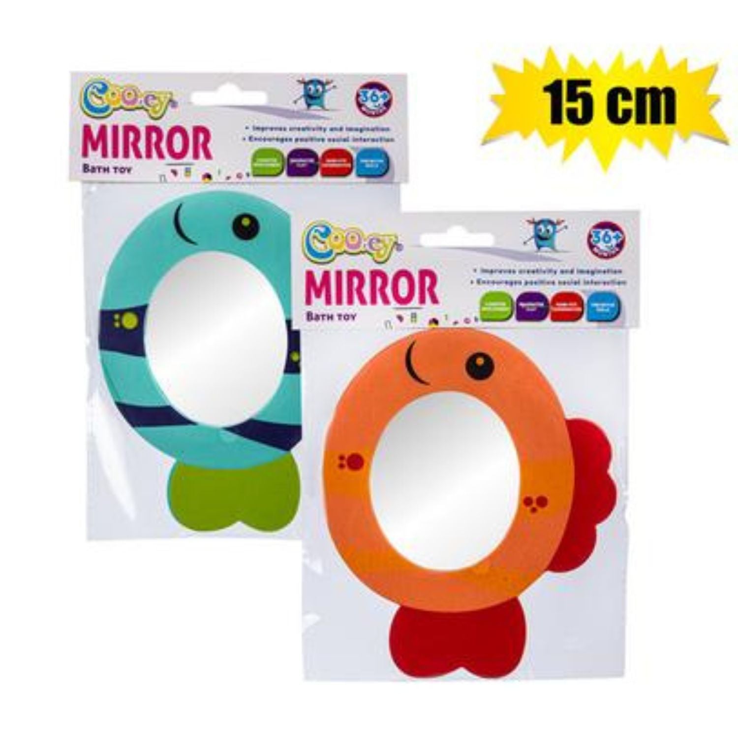 Cooey Bath Mirror - Orange