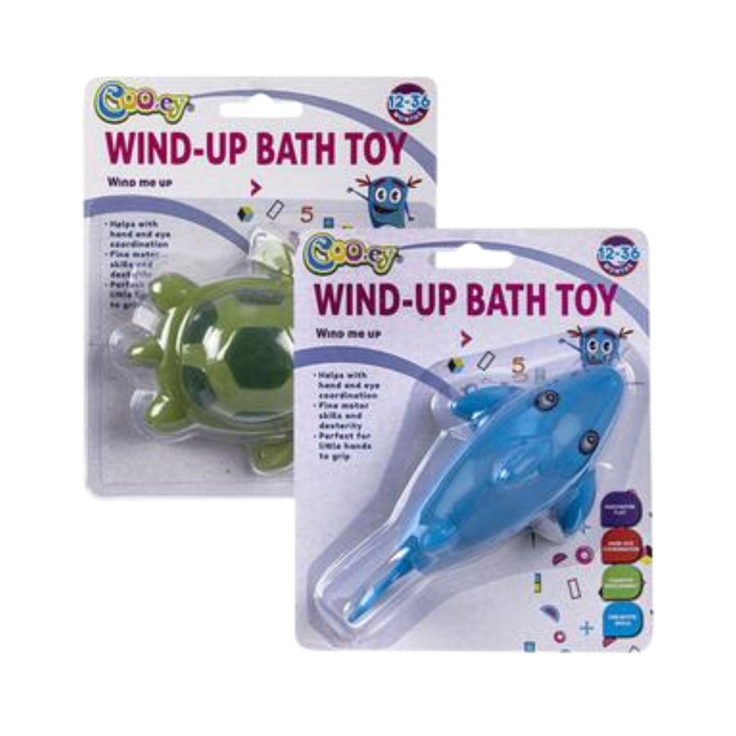 Cooey Wind-Up Bath Toy - Turtle