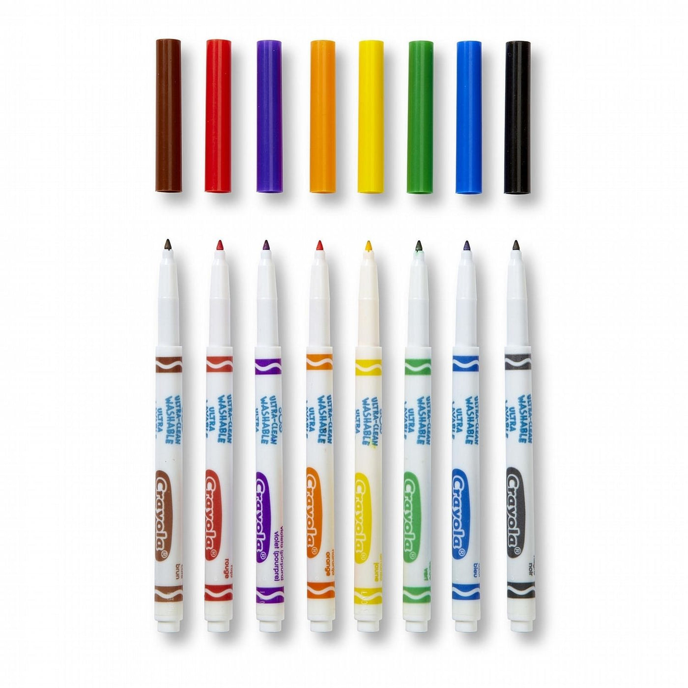 Crayola Fine Line Markers in 12 Vibrant Colors | Fine Tips for Detail  Coloring