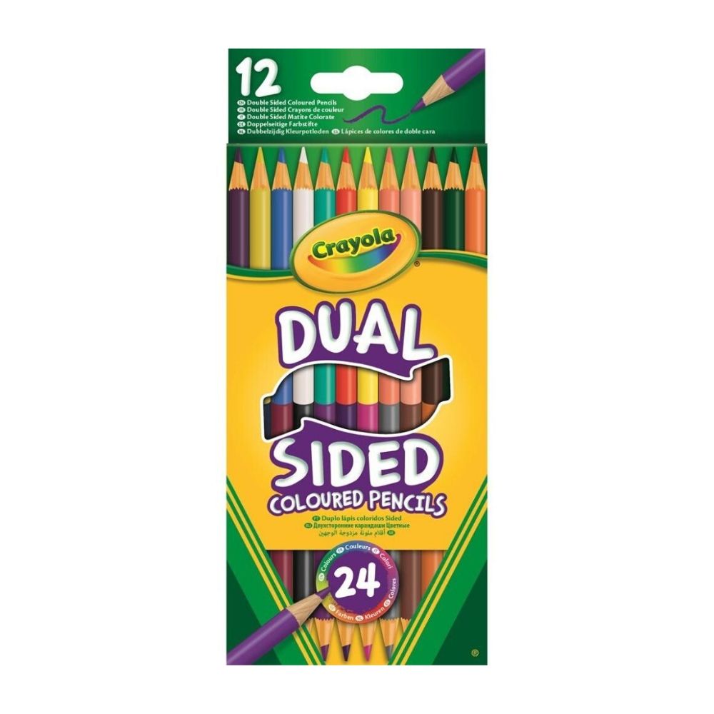 Crayola - 12 Dual Sided Coloured Pencils