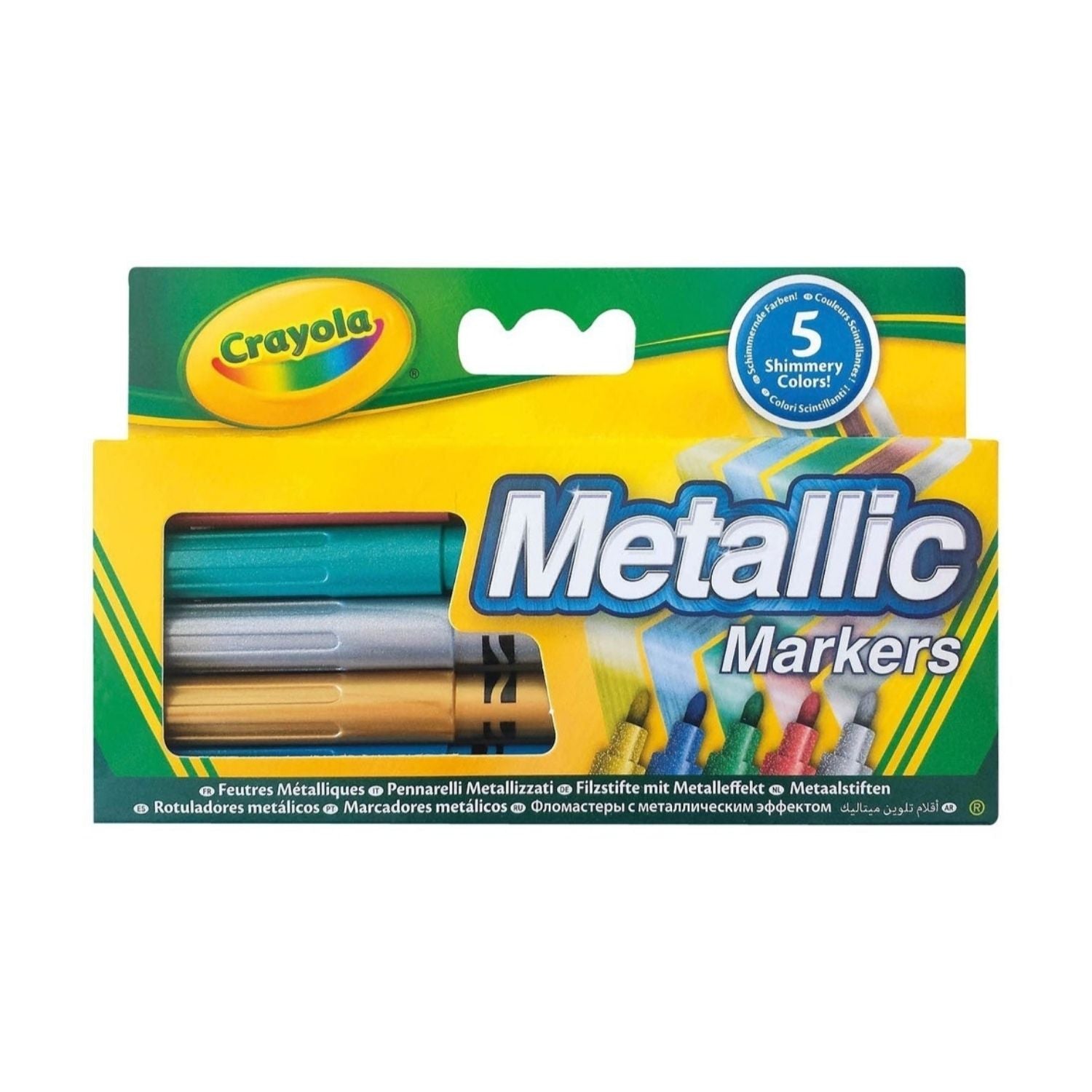 Crayola Metallic Markers 5 Pack