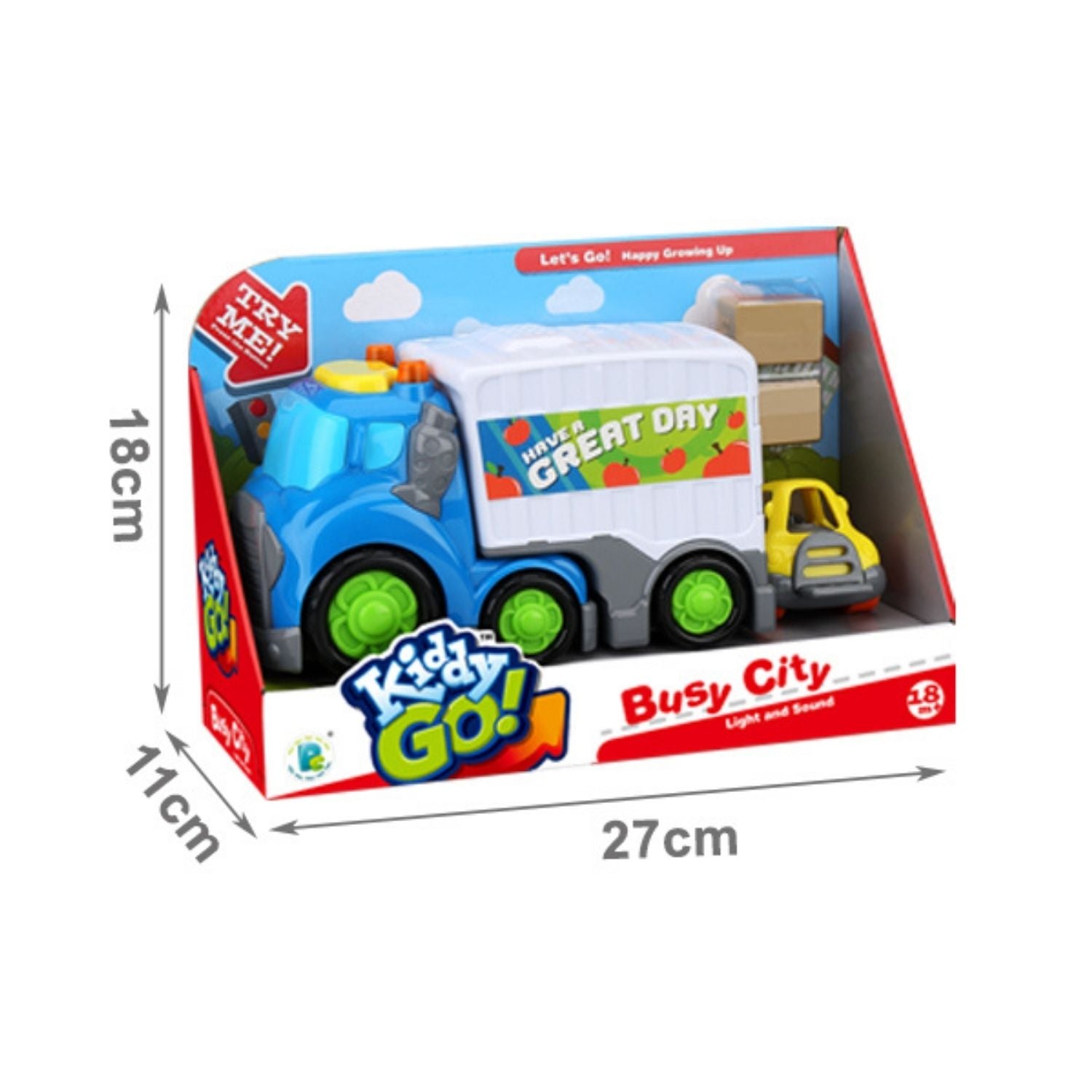 Kiddy Go! Busy City Lights & Sounds Cargo Truck