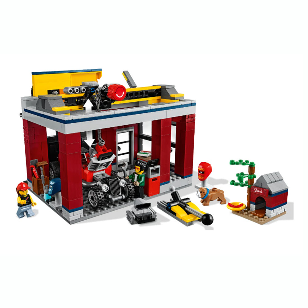 Lego city tuning 2025 workshop toy car garage