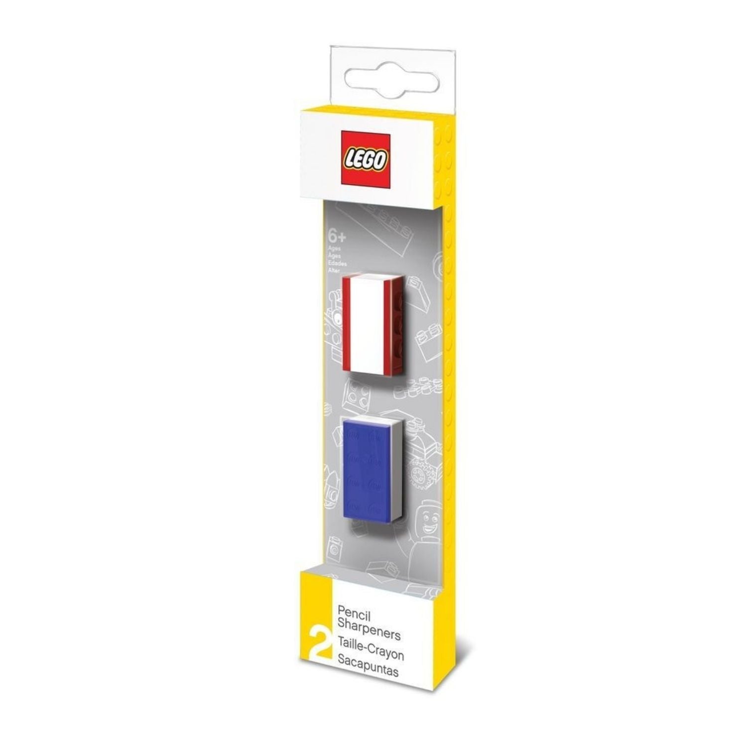 LEGO Pencil Sharpeners 2 Piece