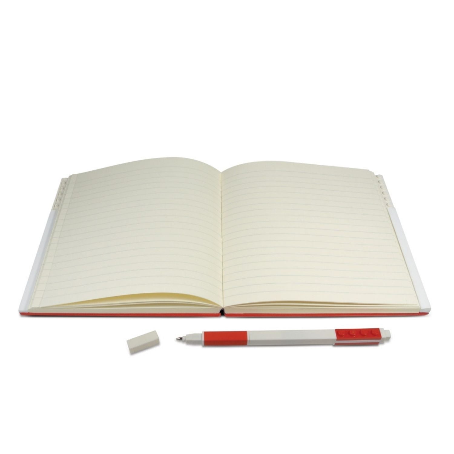 LEGO® 2.0 Locking Notebook with Gel Pen - Red