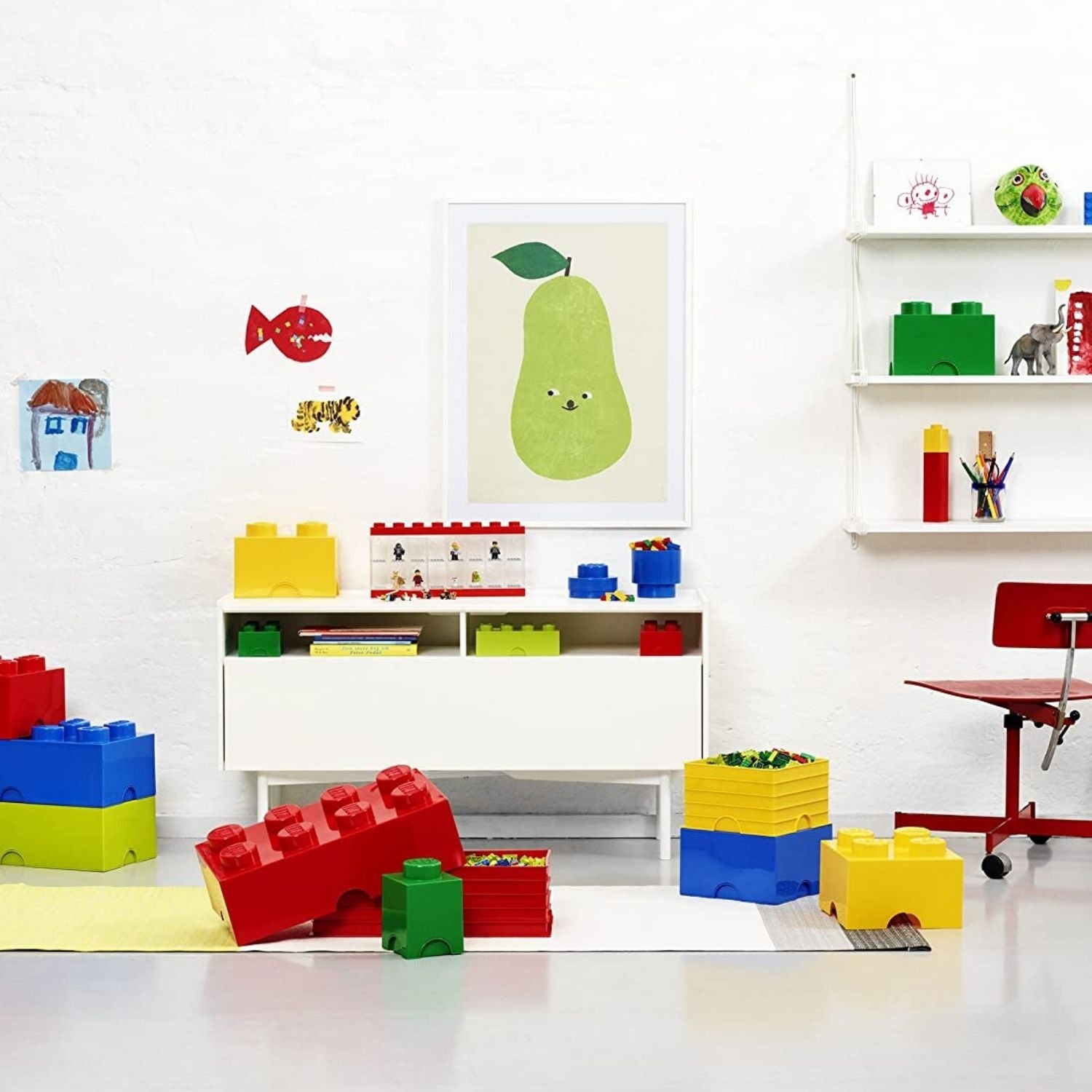 LEGO® 8-Stud Red Storage Brick