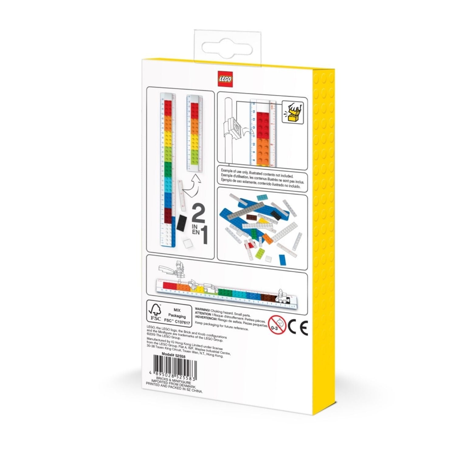 LEGO® Buildable Ruler With Minifigure