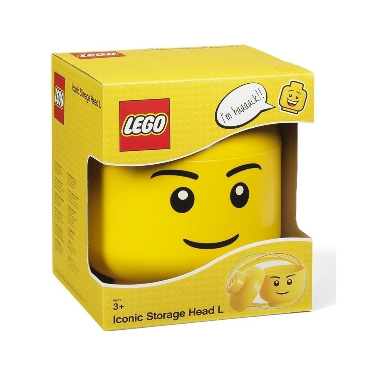 LEGO® Storage Head (Large) - Boy