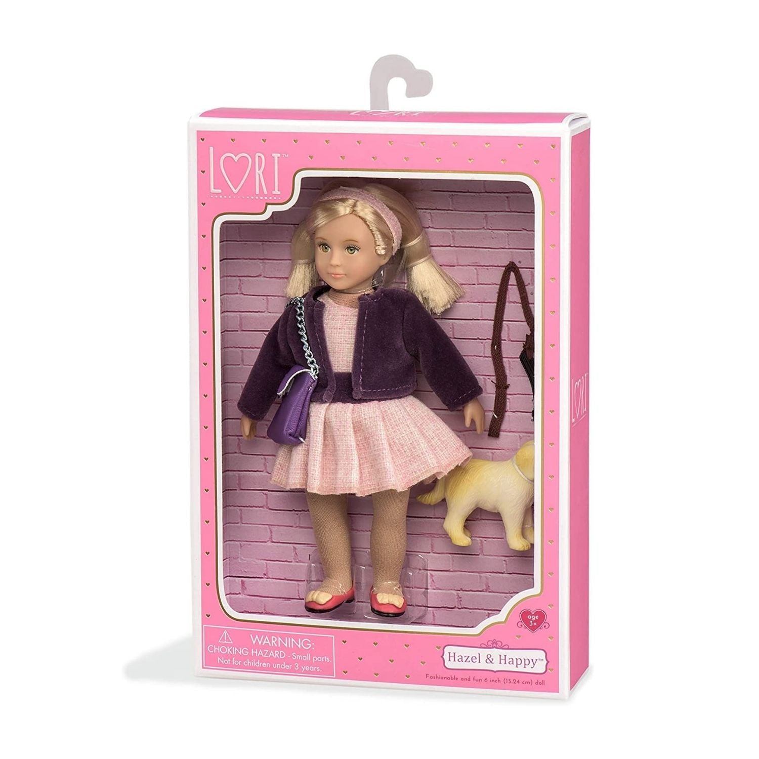 Lori Doll & Pet - Hazel & Golden Retriever Happy 