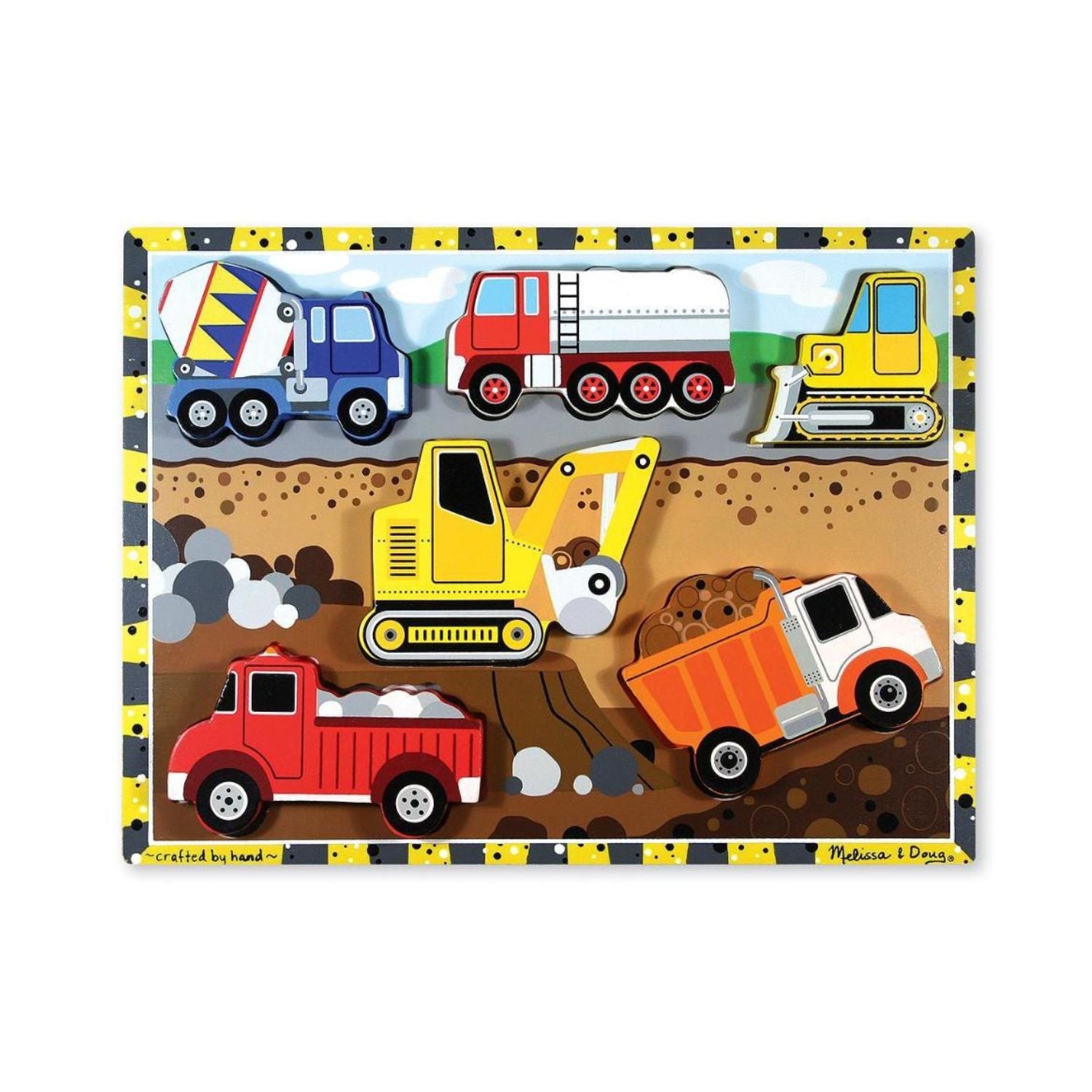 Melissa & Doug Chunky Puzzle - Construction