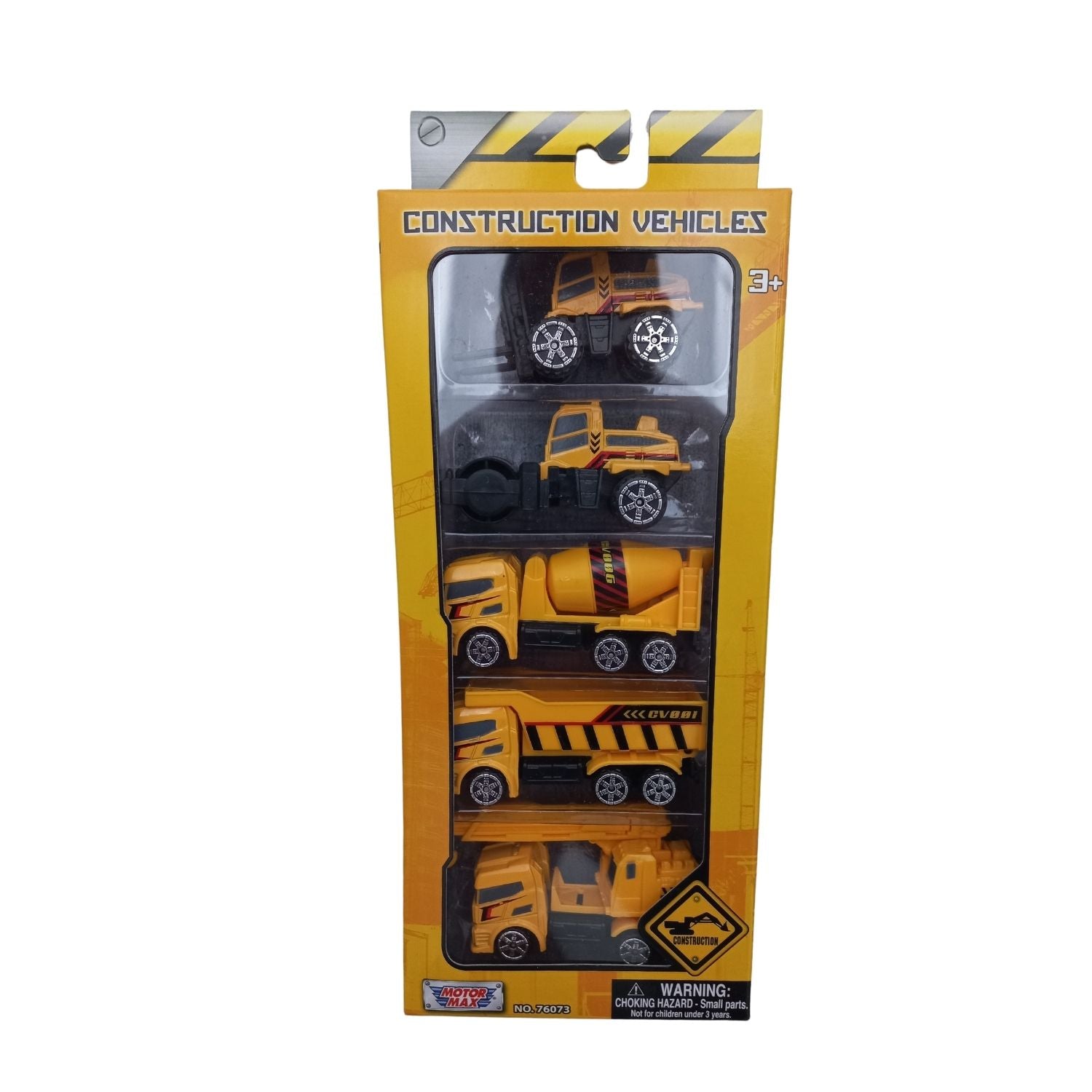 Motormax 5pc 3" Construction Vehicle Set