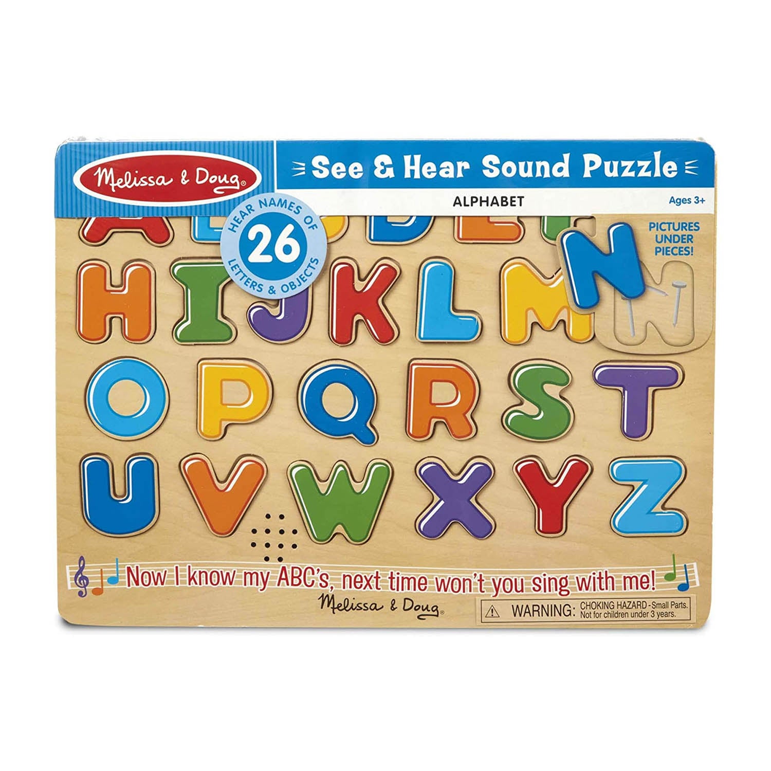 Melissa & Doug Alphabet Sound Puzzle - 26 Pieces