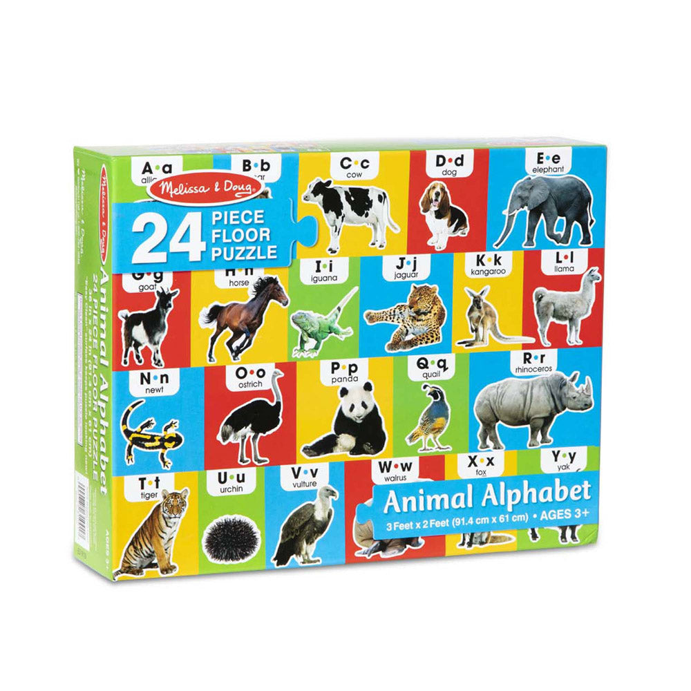 Melissa & Doug Animal Alphabet Floor Puzzle