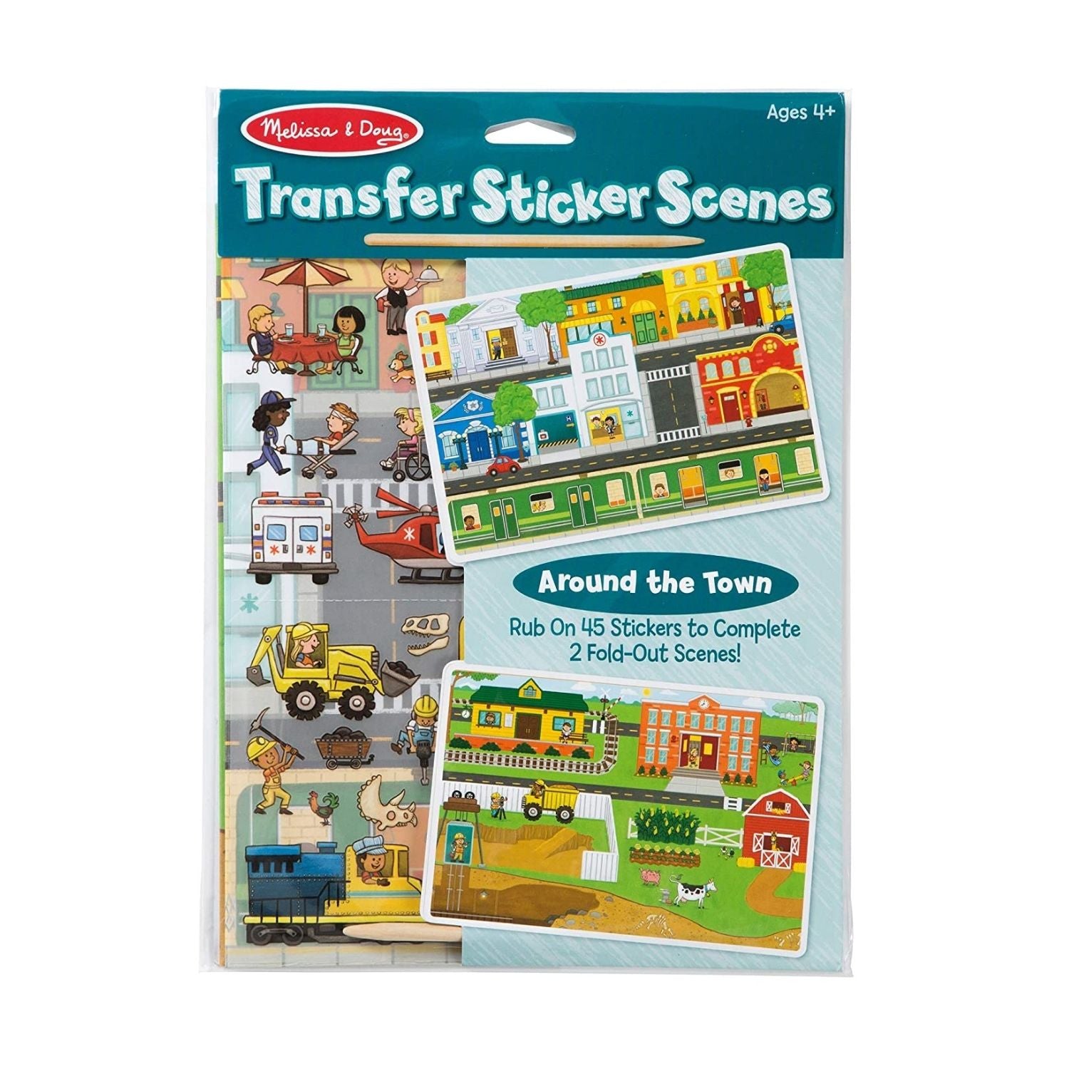 Melissa & Doug Around The Town - Transfer Sticker Set