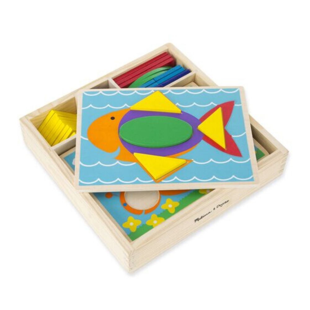 Melissa & Doug Beginner Pattern Blocks