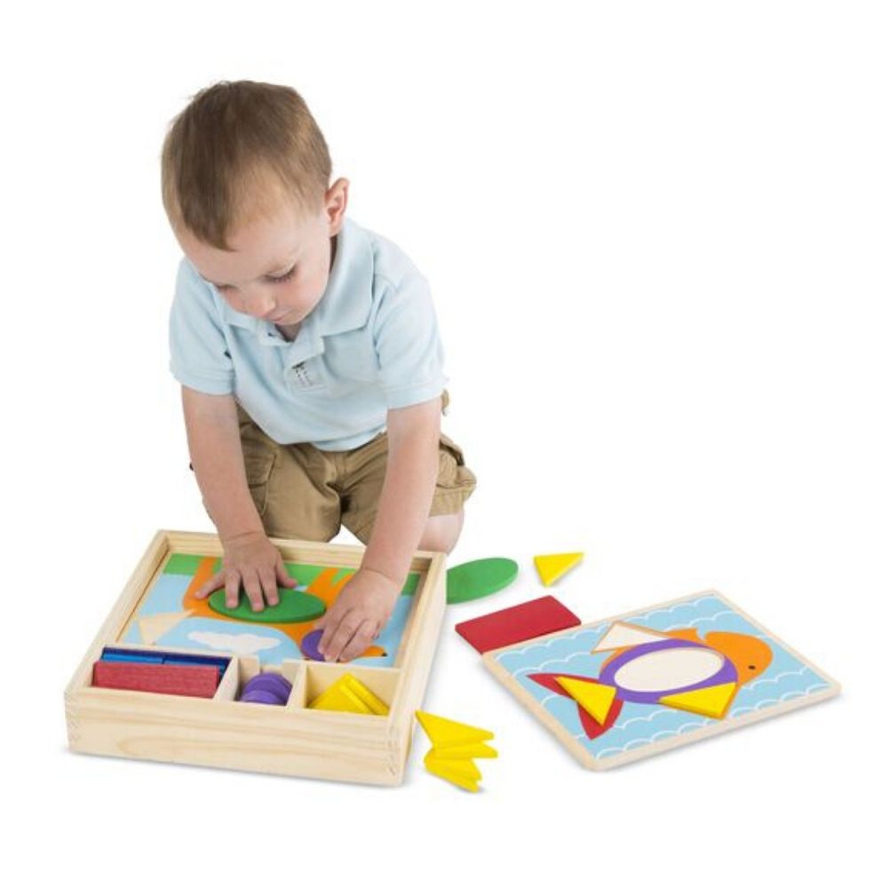 Melissa & Doug Beginner Pattern Blocks