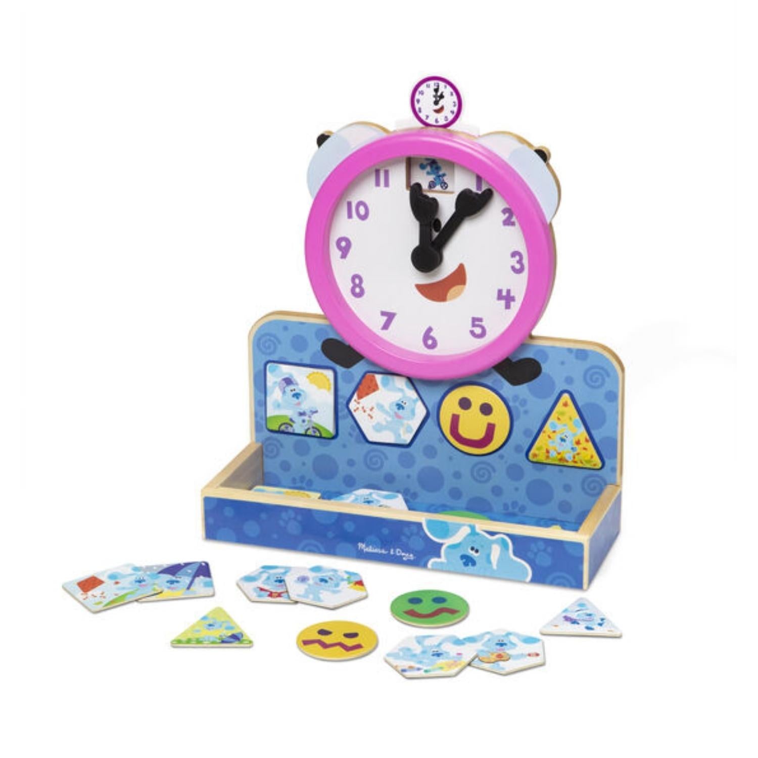 Melissa & Doug Blues Clues Tickety-Tock Wooden Magnetic Clock