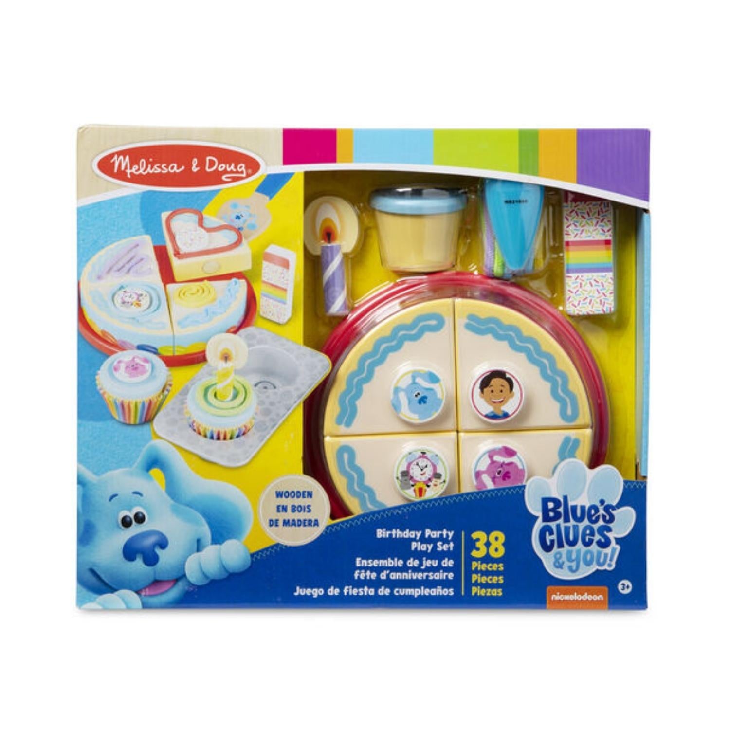 Melissa & Doug Blues Clues Wooden Birthday Party Play