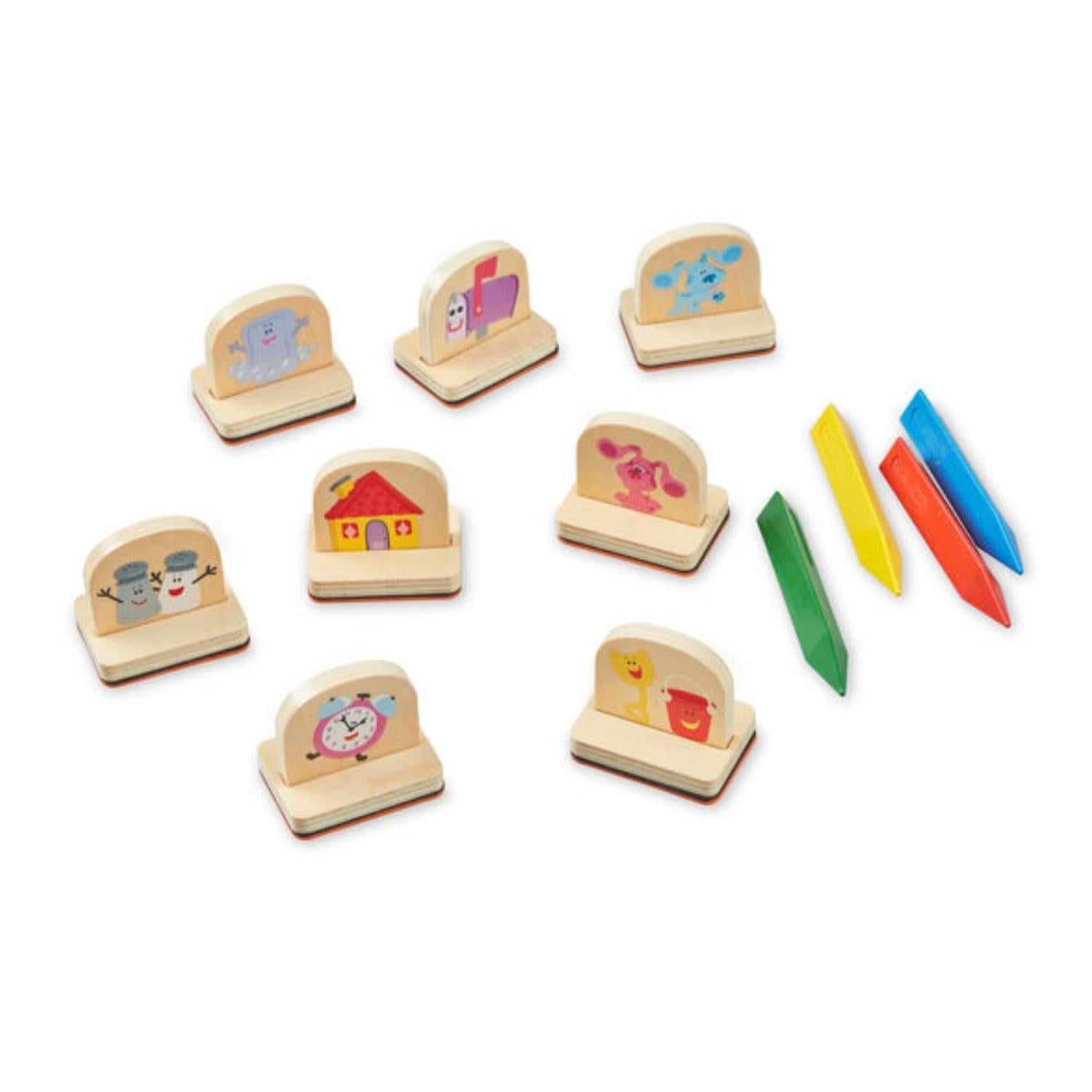 Melissa & Doug Blues Clues Wooden Handle Stamps Activity