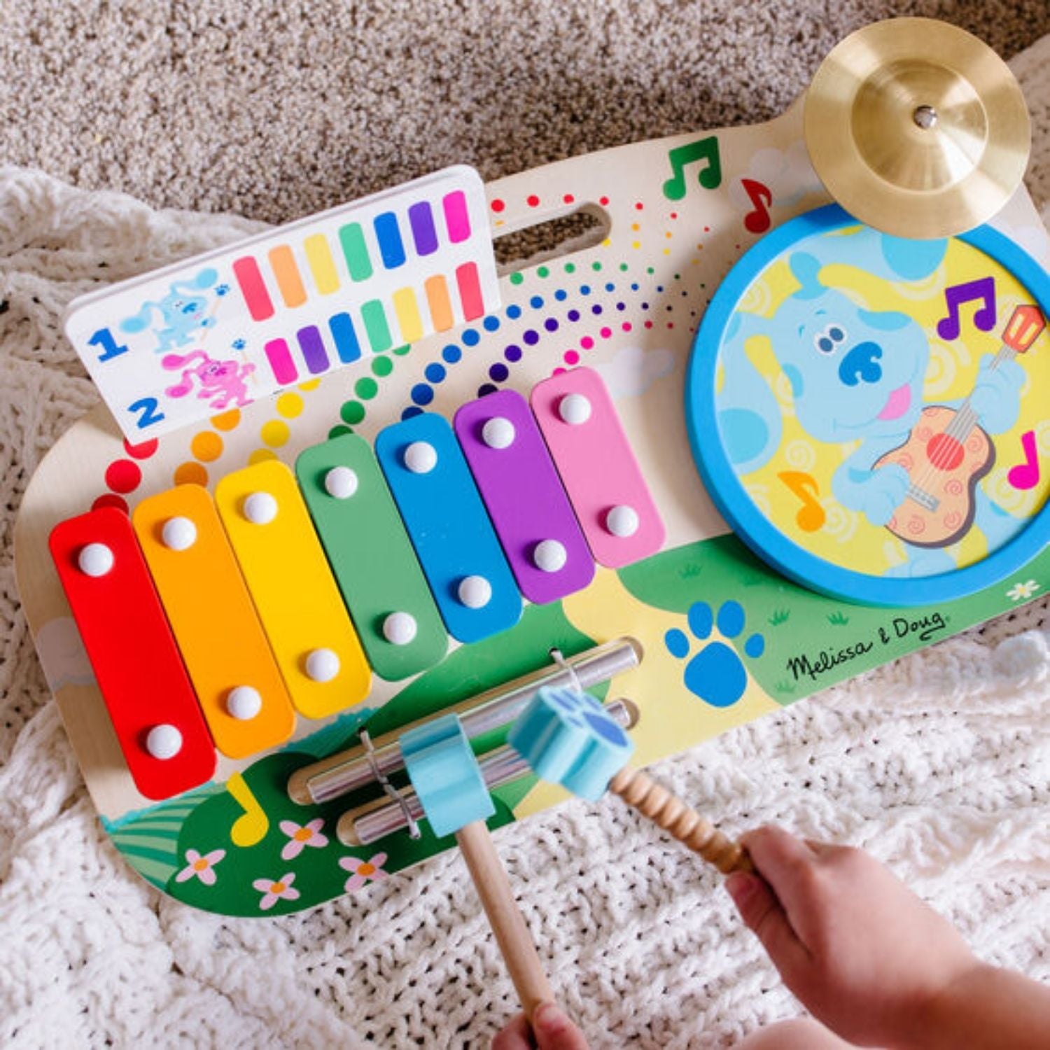 Melissa & Doug Blues Clues Wooden Music Maker Board