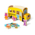 Melissa & Doug Blues Clues Wooden Pull-Back School Bus