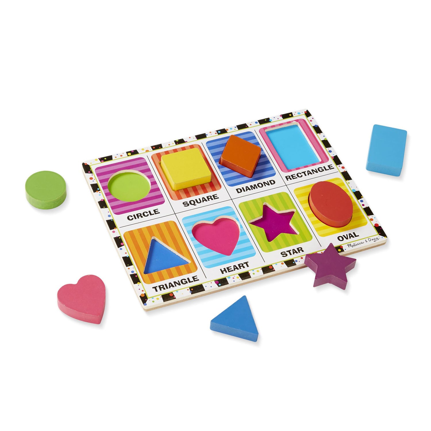 Melissa & Doug Chunky Puzzle - Shapes