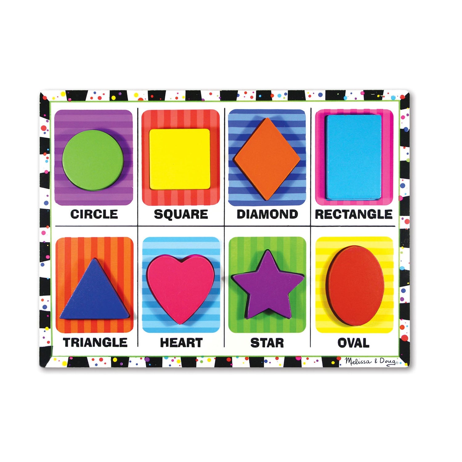 Melissa & Doug Chunky Puzzle - Shapes