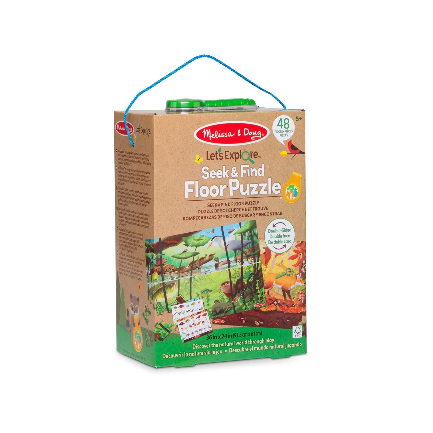 Melissa & Doug Double-Sided Seek & Find Puzzle