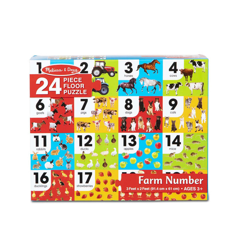 Melissa & Doug Farm Number Floor Puzzle