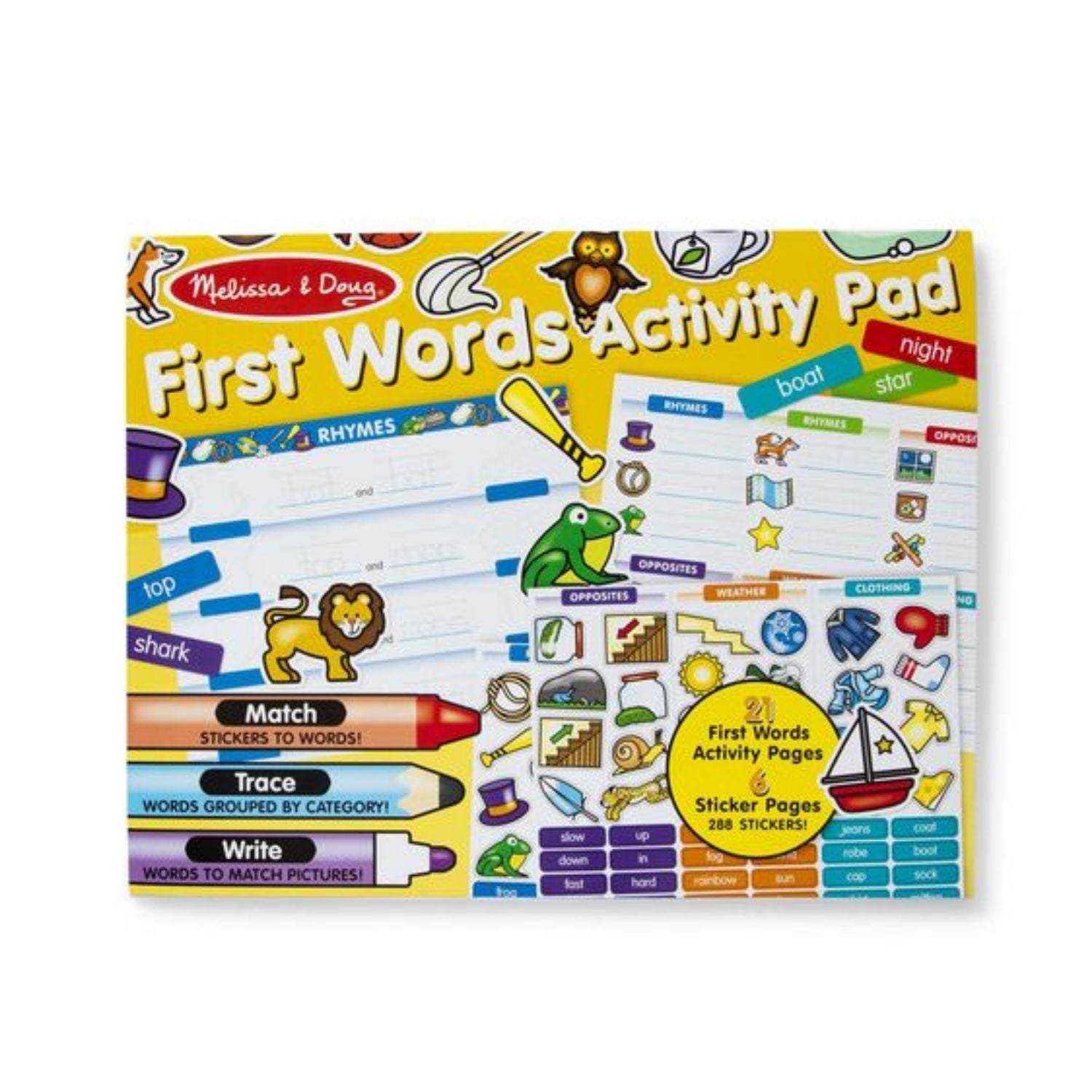 Melissa & Doug First Words Activity Pad