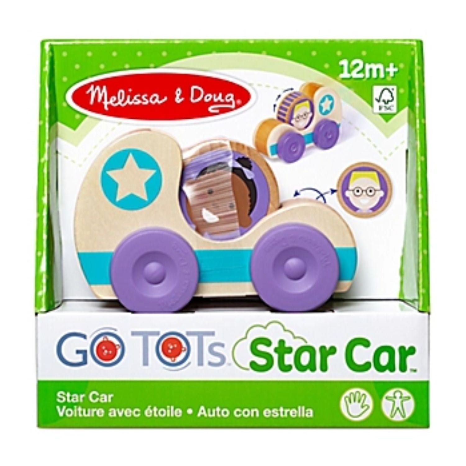 Melissa & Doug Go Tots Blue Star Car