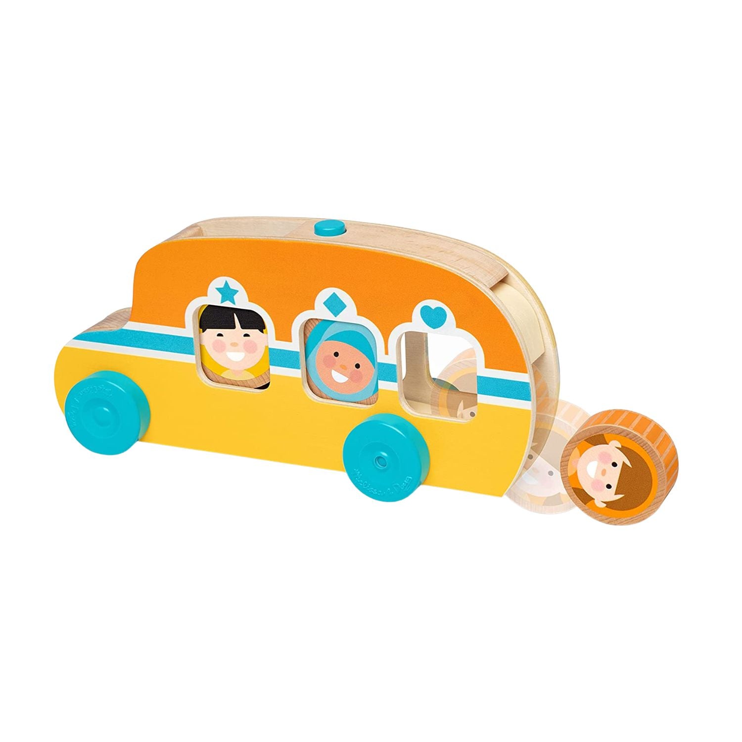 Melissa & Doug Go Tots Roll & Ride Bus