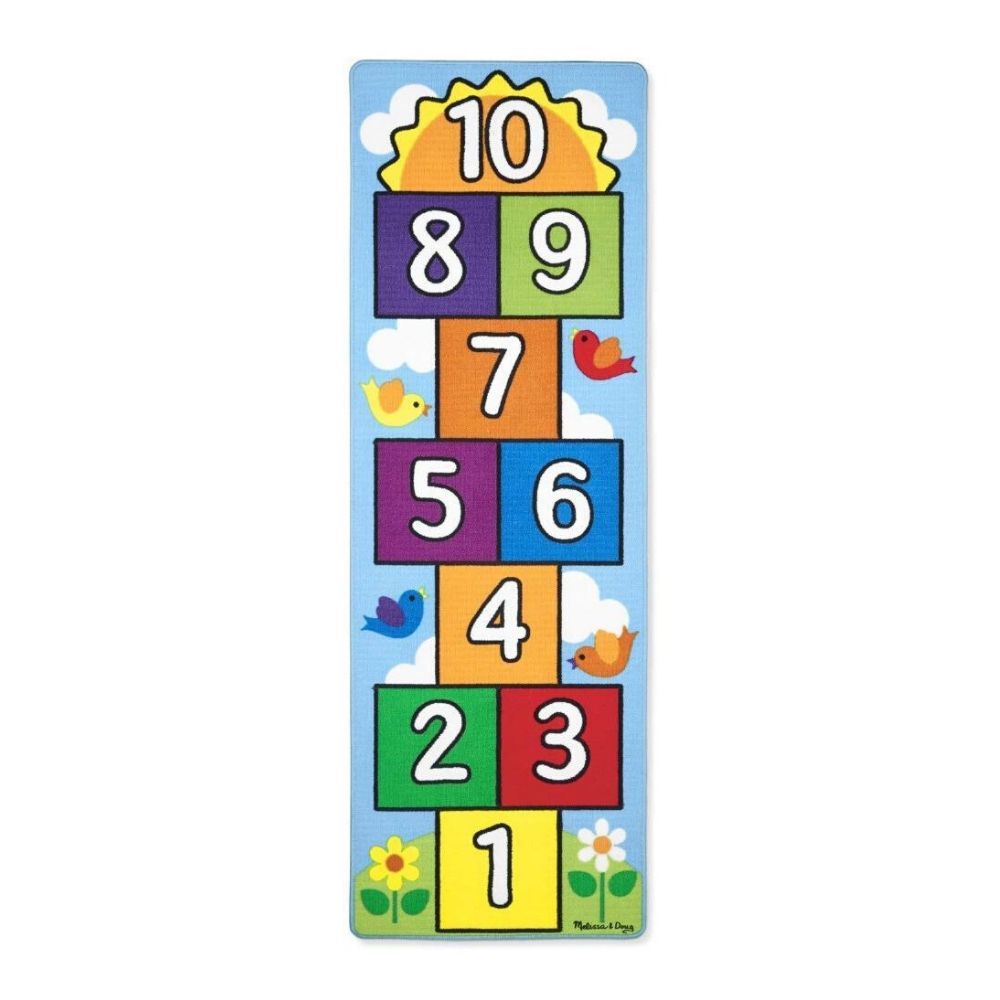 Melissa & Doug Hop & Count Hopscotch Rug