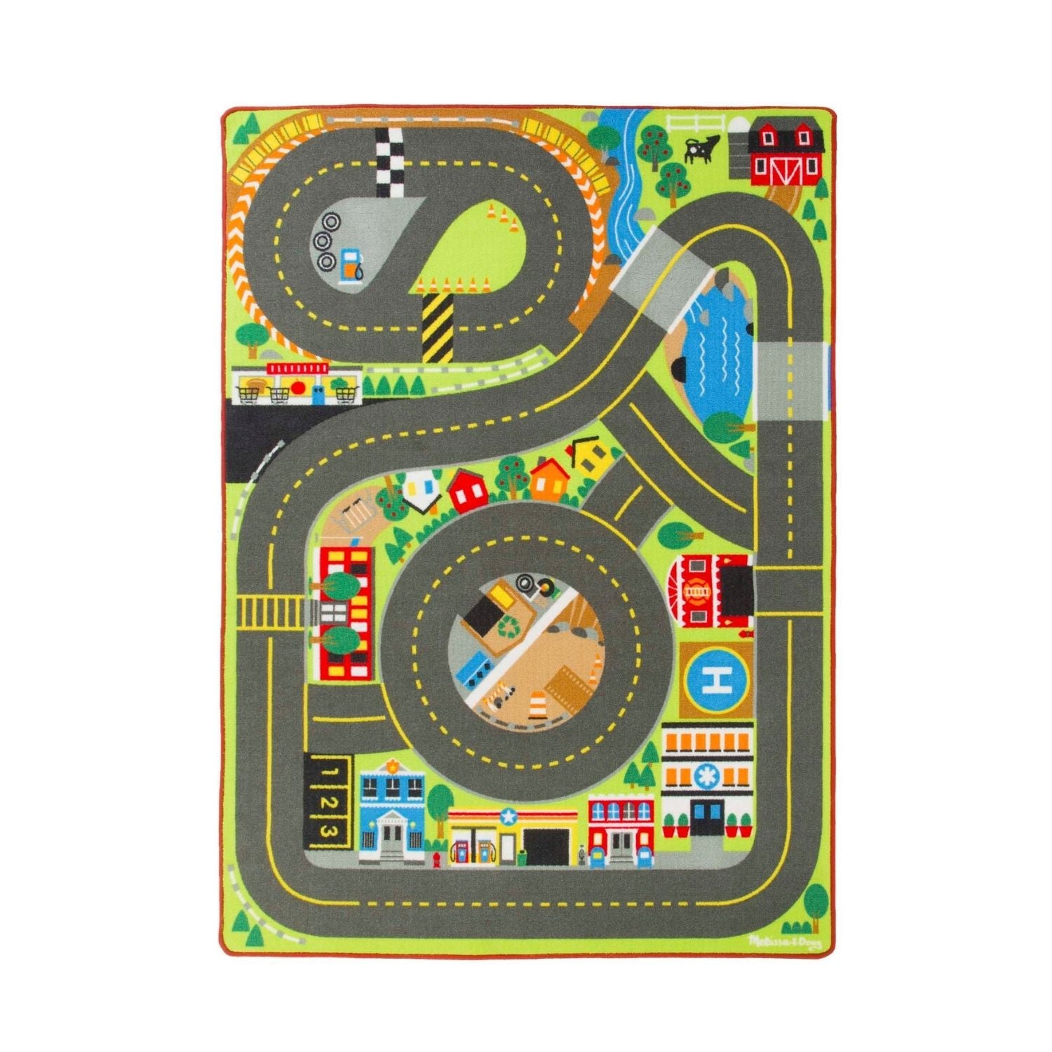 Melissa & Doug Jumbo Roadway Rug