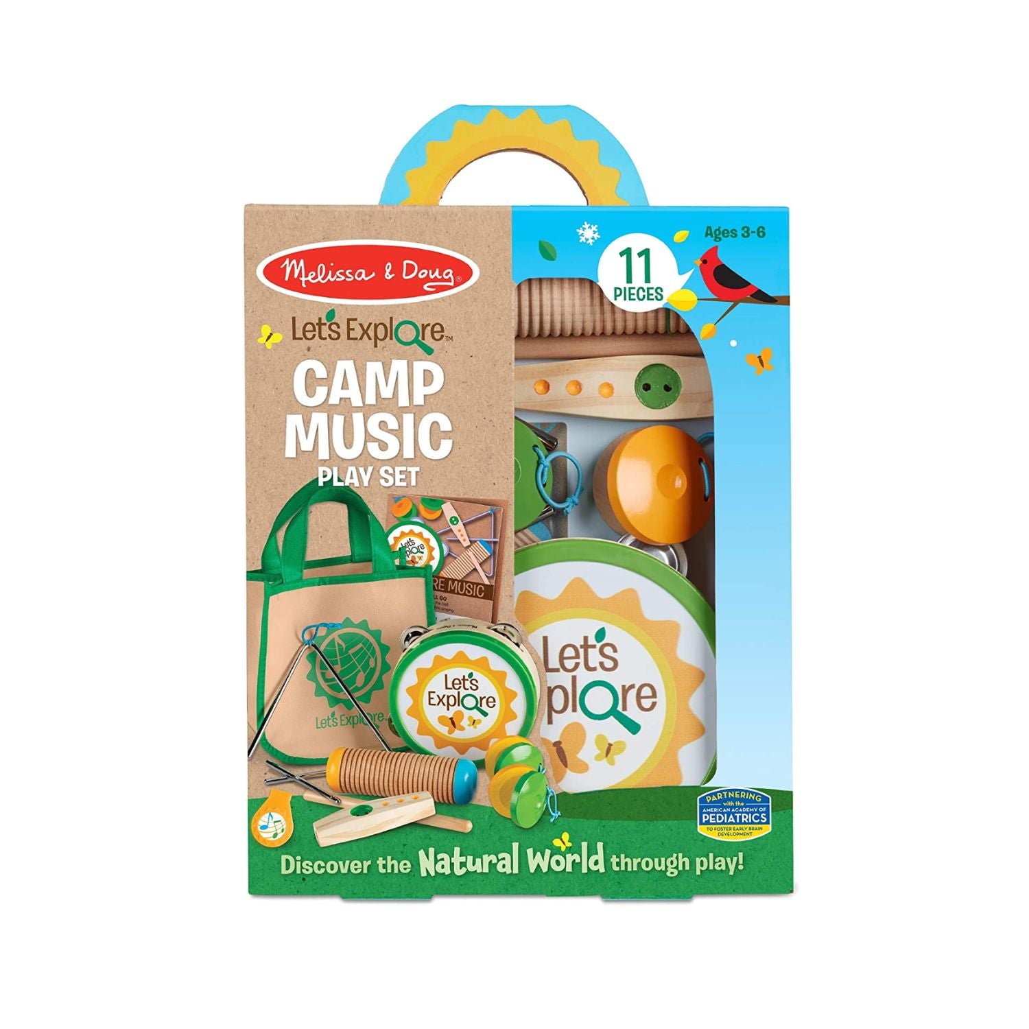 Melissa & Doug Let's Explore Camp Music Play Set