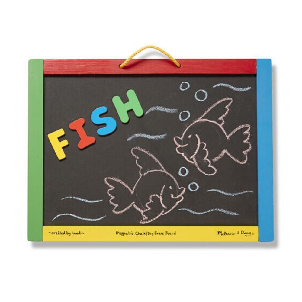 Melissa & Doug Magnetic Chalkboard/Dry-erase Board