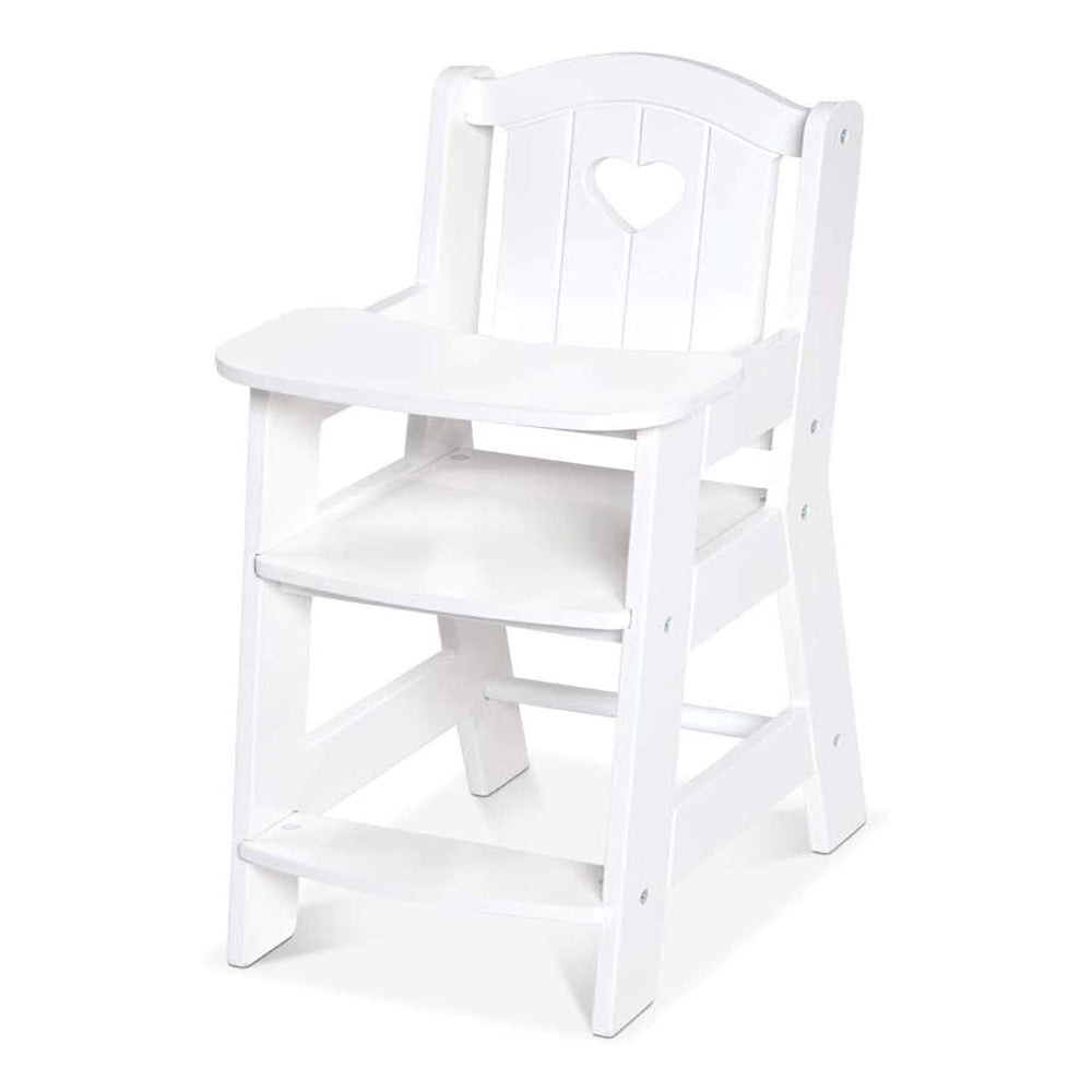 Melissa & Doug Mine to Love Wooden Play High Chair for Dolls